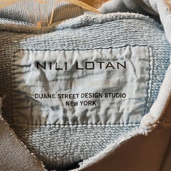 Nili Lotan Janie Hoodie blue small - Picture 2 of 4